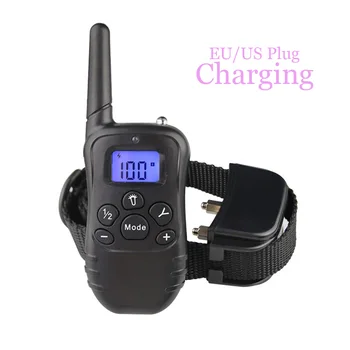 

300M Remote Control Electric Training Collar Waterproof Rechargeable Dog Collar with LCD Display & Battery Dog Training Collar