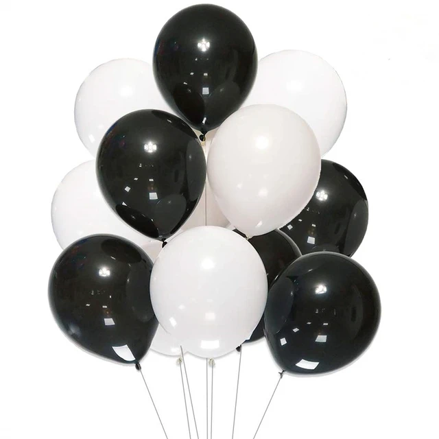 10/20pcs Gold Black pink Latex Balloons Birthday Party Decorations Adult Wedding Decorations Helium Globos Baby Shower ballon Black white