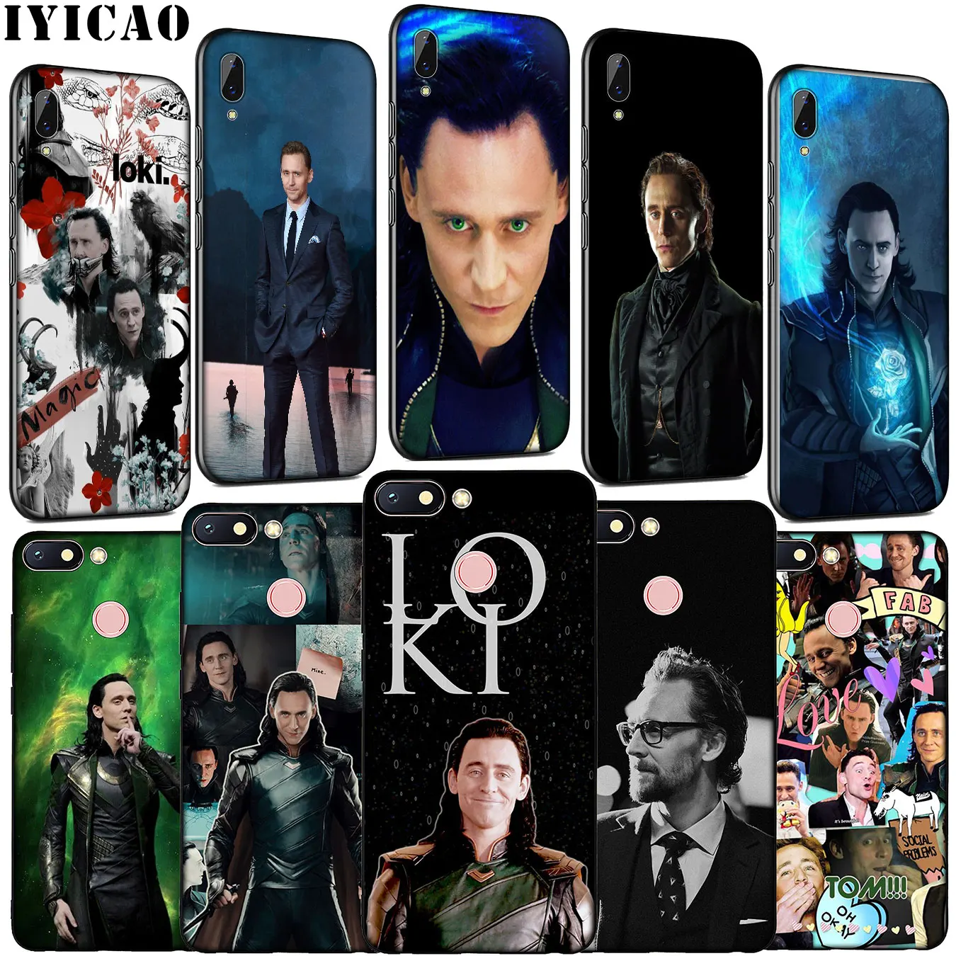 Tom Hiddleston Loki Soft Silicone Phone Case for Xiaomi Redmi Note 8 8T 8A 7 7A 6 6A 5 5A K30 K20 Pro GO S2 Cover |