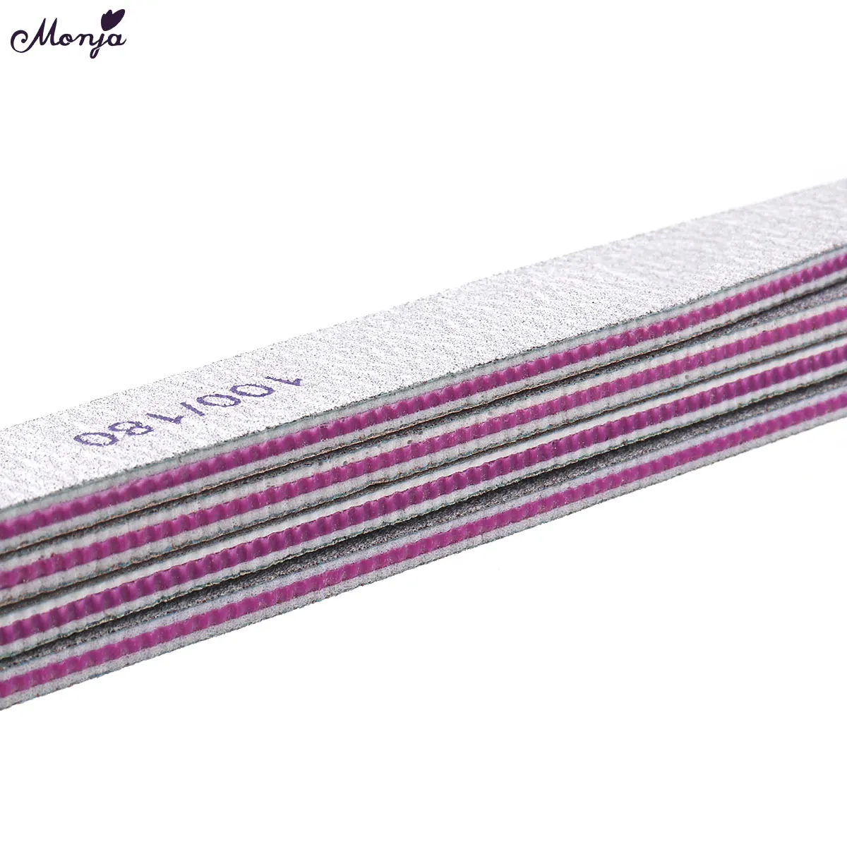 Monja 100 180 Grit Nail File Polishing Sanding Shaping Buffer Block Nail Polish Removal Nail File 5