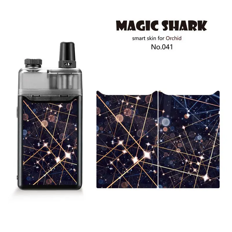 Magic Shark Star треугольник Леопардовый череп полное водонепроницаемое покрытие для стереосистемы наклейка пленка чехол наклейка для орхидеи 034-043 - Цвет: 041