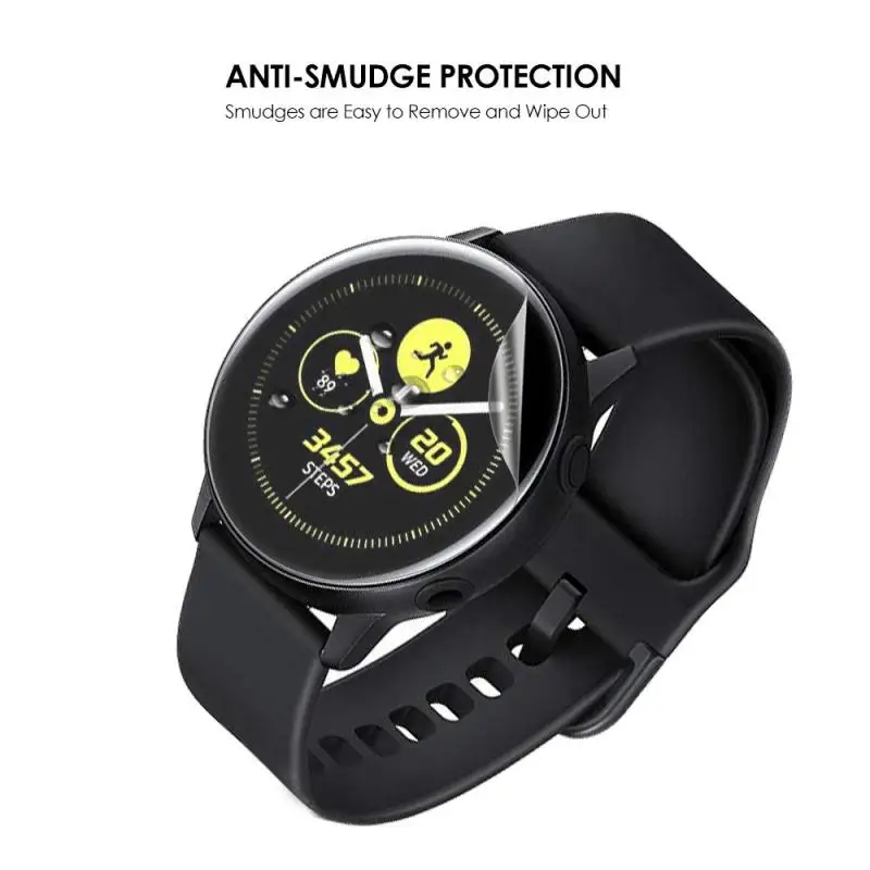 3 шт Гидрогелевая пленка для samsung Galaxy Watch 402 мм TPU мягкая защитная пленка для экрана Защитная пленка анти-взрыв анти-осколки