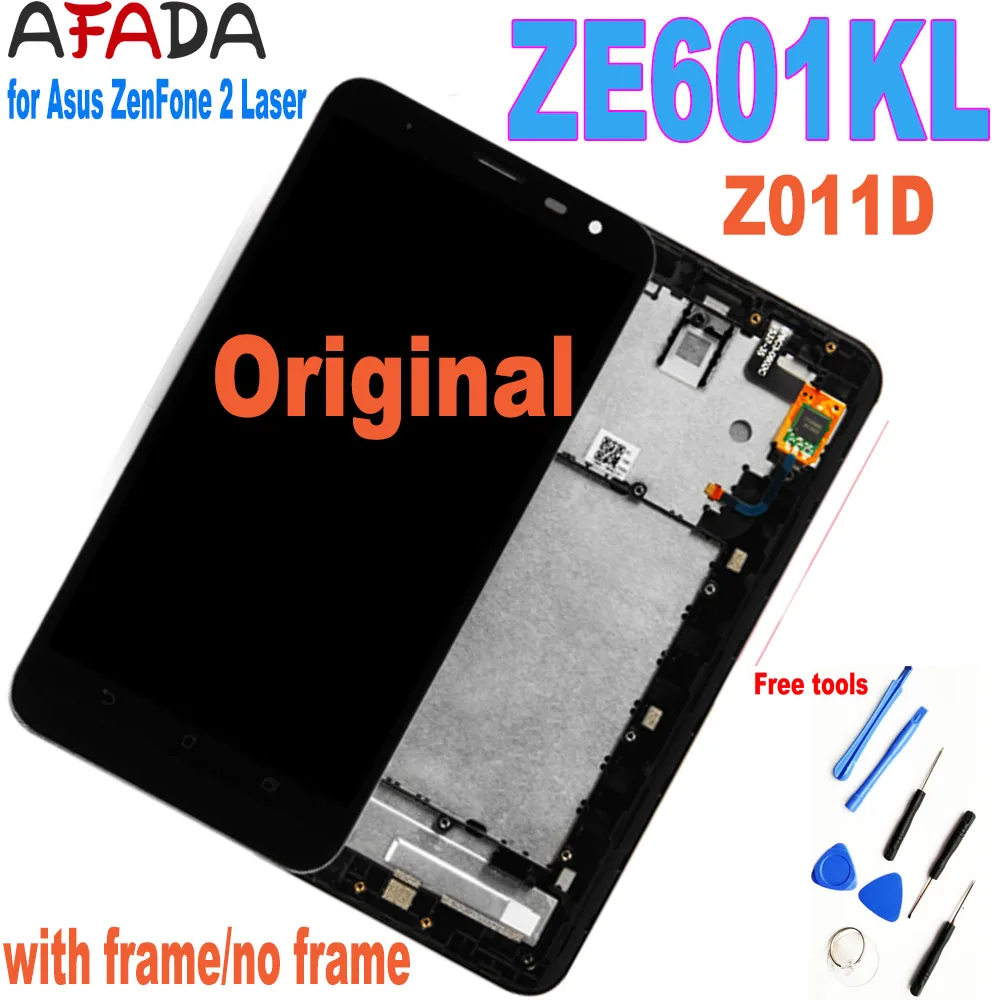 6 ''Lcd Originale Per Asus Zenfone 2 Laser Ze601Kl 601Kl Z011D Display Lcd Touch Screen Pannello Digitizer Assembly Sostituzione