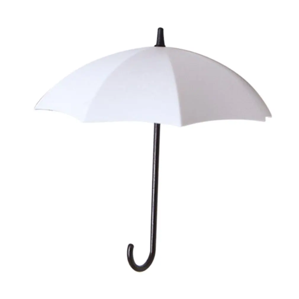 

Cute Umbrella Small Hook Free Nail Door Rear Key Holder Kitchen Bathroom Decoration No Trace Adhesive Hook Umbrella Hook