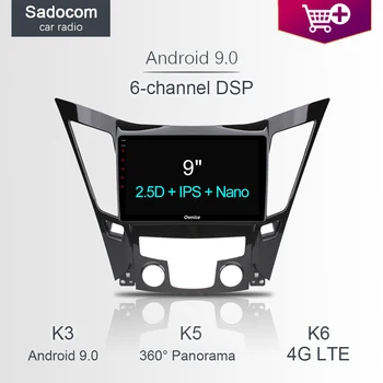 

9" DSP 2 din Car DVD Player 8 Core 64GB ROM 4GB RAM car radio GPS Radio OBD TPMS Android 8.1 For Hyundai Sonata 2011 - 2014