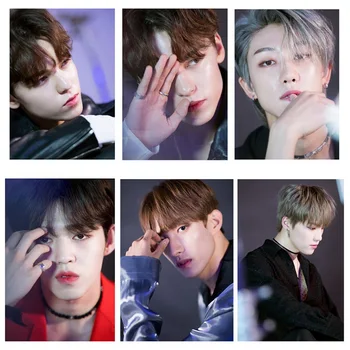 

One Set SEVENTEEN - New Album Crystal Card Sticker KPOP Fans Collection PVC Crystal Card Stickers For Bus Card Stickers