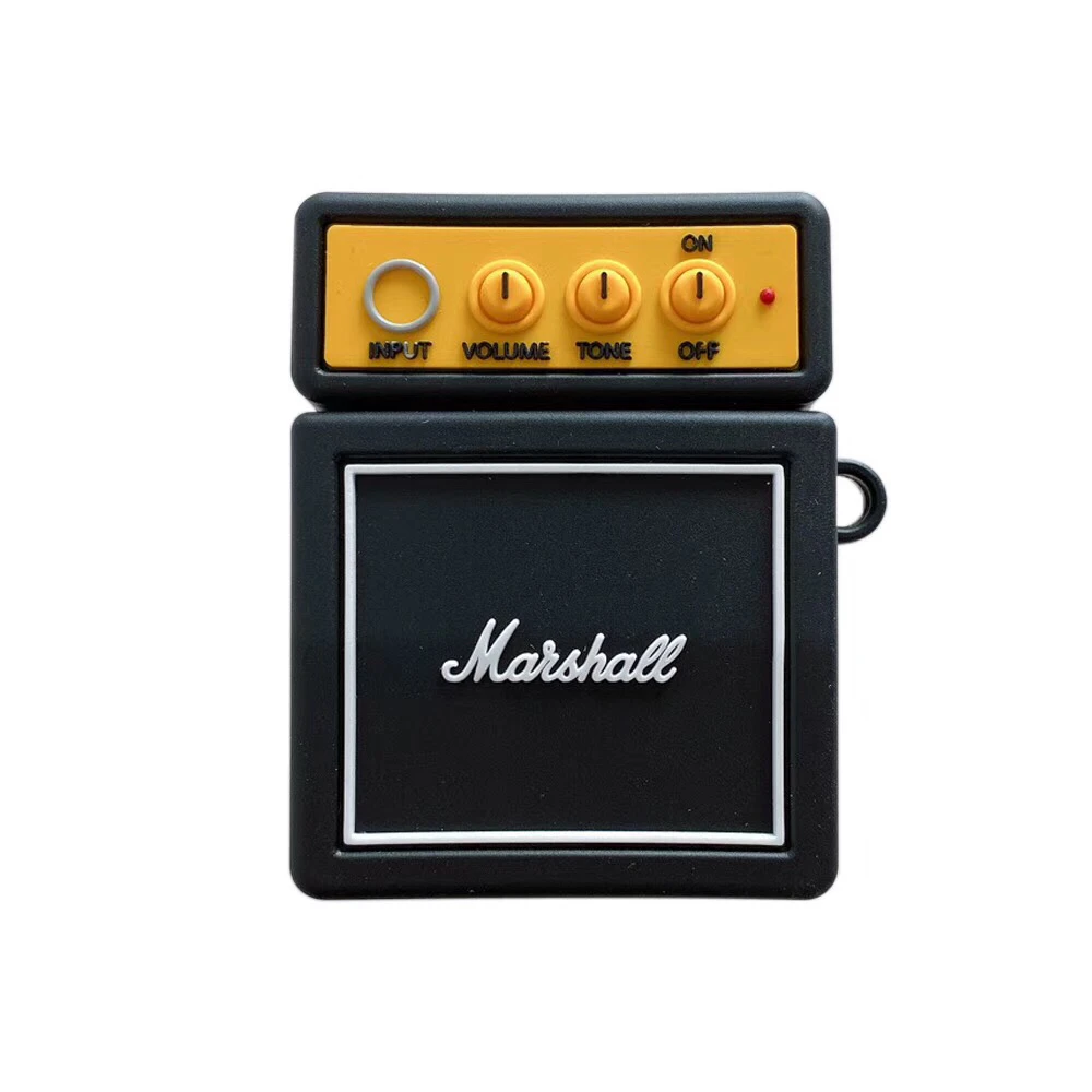 Тренд для Airpods Pro marshall sound силиконовый мягкий чехол Apple new 1/2/3 беспроводной Bluetooth