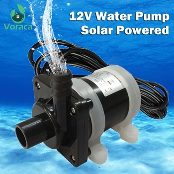 

DC 12V 700L/H Brushless Solar Powered Water Pumps Silent Submersible Motor for Fish Supply Tank Water