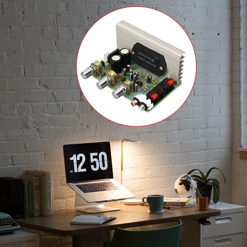 50 Вт + STK4132 Плата усилителя DX-0408 2 0 канал двойной высокий-Мощность DIY модуль
