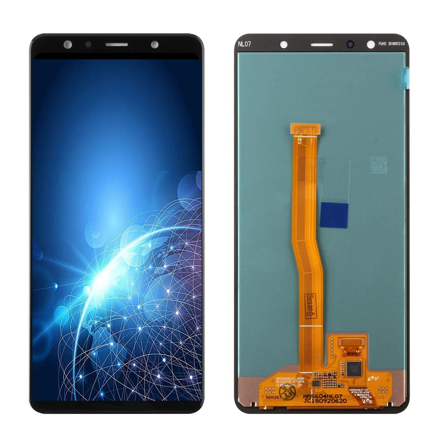 6 0 &quotSuper AMOLED с рамкой ЖК дисплея для Samsung Galaxy A7 2018 LCD A750 SM A750F дисплей и сенсорный