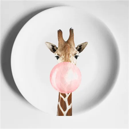 15 David'sdeer тарелка Milu Elk Декор блюдо для дома спальни настенный декоративный фон настенные подвесные тарелки декоративная тарелка - Цвет: 15