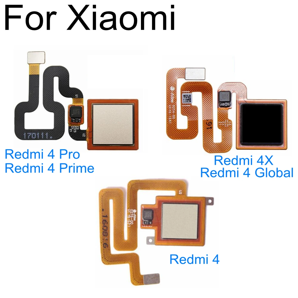 Для Xiaomi Redmi Note 4 4x Pro Prime Plus глобальная Кнопка Домой сенсорный идентификатор сканер