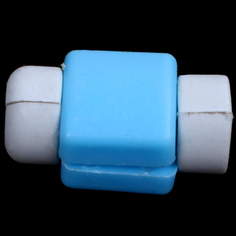10 шт USB кабель протектор шнура для iPhone 4 4S 5 5S SE 5C 6 6S 7 Plus зарядный кабель(светло-голубой
