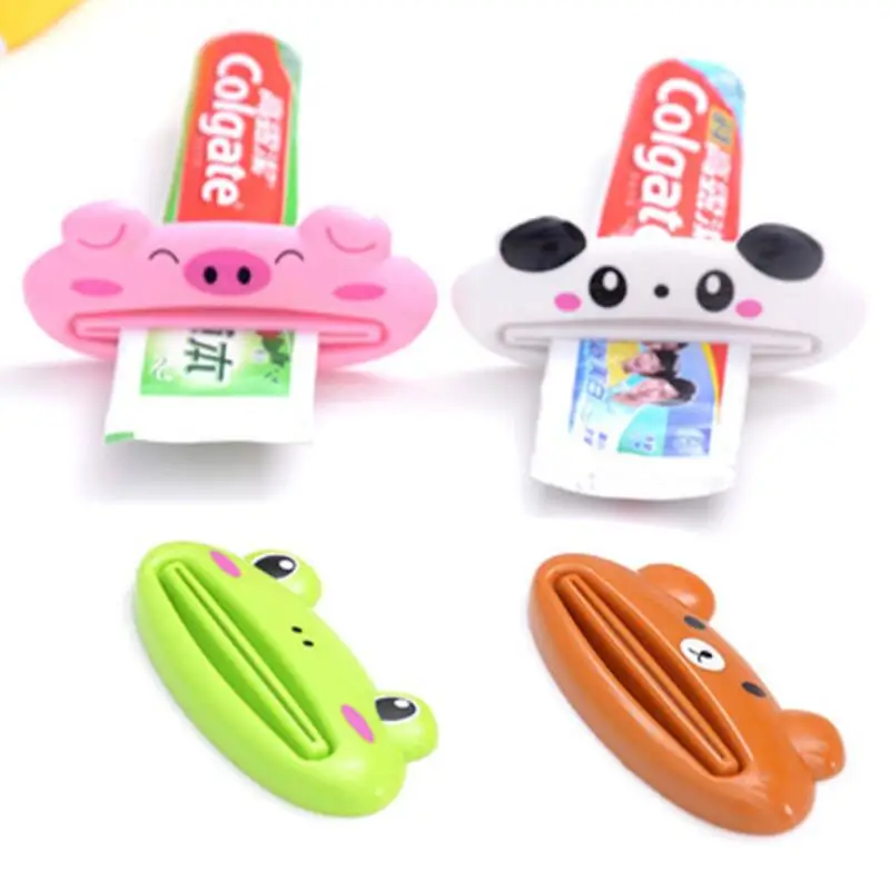 Home Commodity Bathroom Tube Toothpaste Dispenser Cute Animal multifunction toothpaste squeezer LX8731