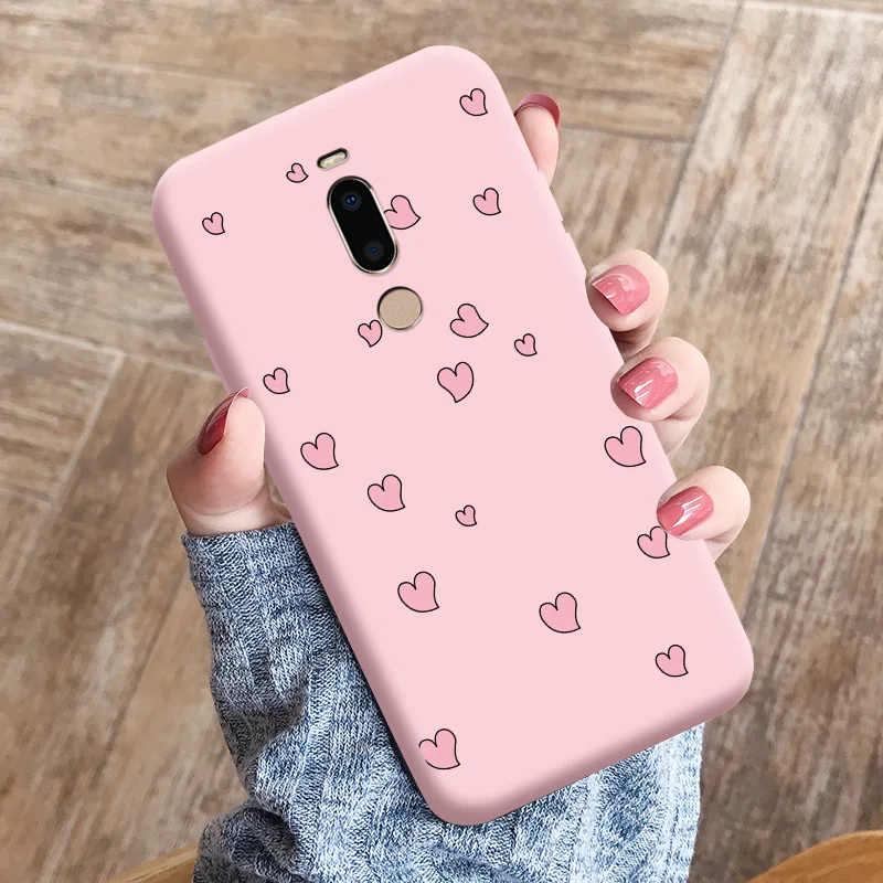 Love Shape TPU Soft Shell For Meizu V8 Prime Case Matte Silicone Fundas For Meizu M8 Case Cute Cartoon Phone Cover For M8 Lite 