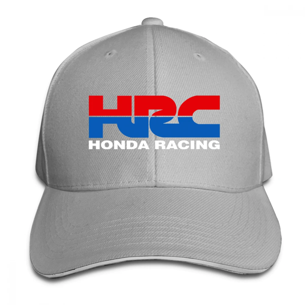 Серый Мужские и женские HRC Honda гоночный автомобиль, мотоцикл с принтом болельщиков бейсболка Регулируемая унисекс на заказ хип Hopnapback кепки шапки - Цвет: Серый