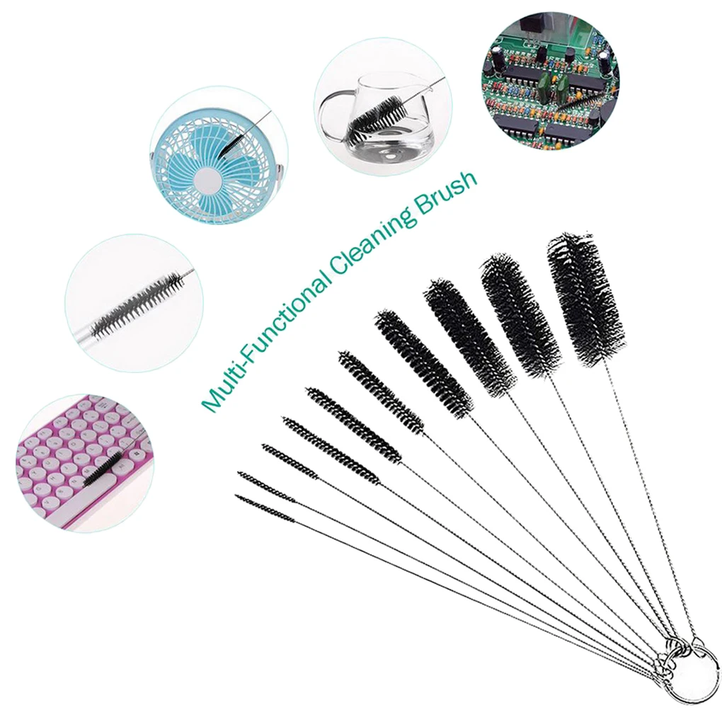 Guns Sewing-Machines Cleaning-Brush Spray Paint Multi-Functional-Tools Straws Drink 10pcs/Set