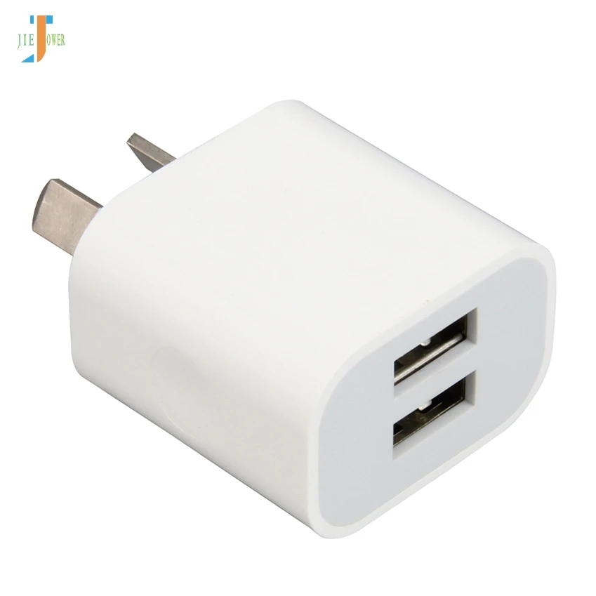 300 шт./лот Австралия ЕС ВБ США Plug два USB порты, для мобильных телефонов зарядное устройство DC 5 В 2A адаптер для IPhone IPad samsung мобильный телефон планшетный ПК