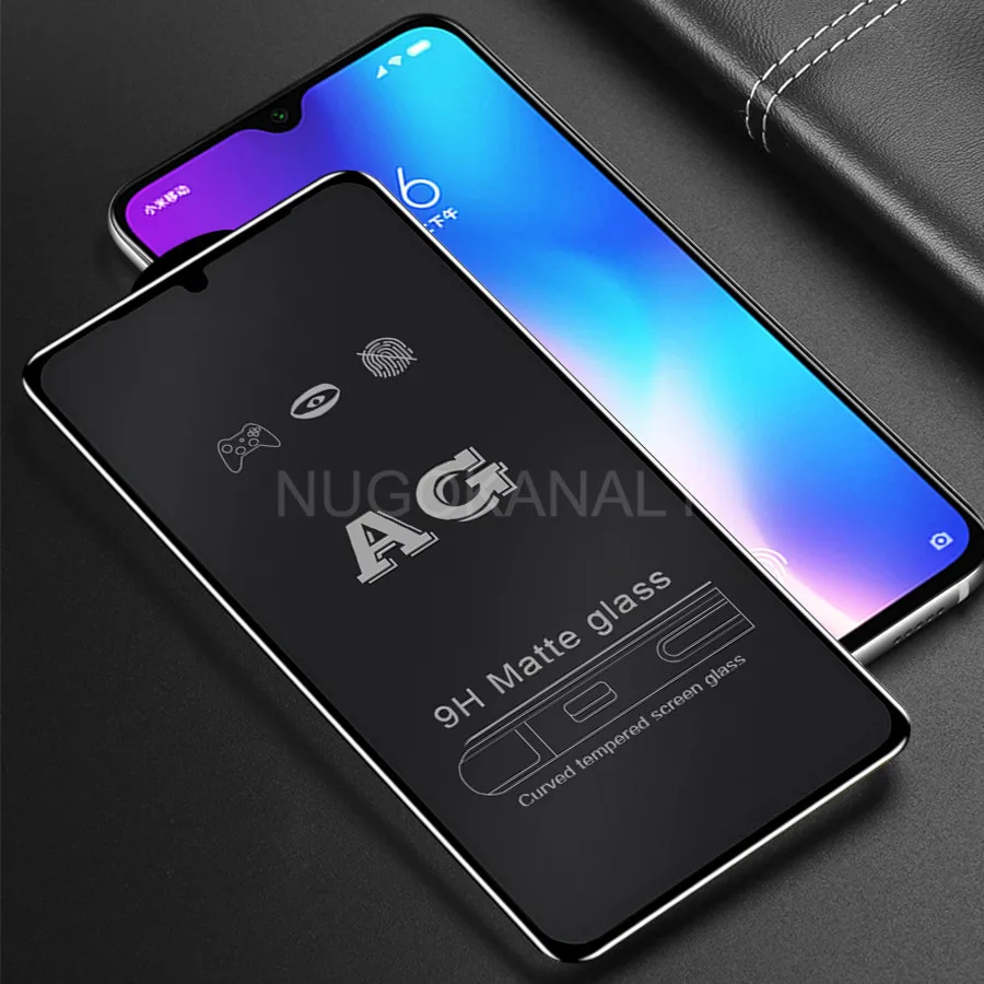 Матовая защитная пленка на весь экран с клеем для Xiaomi Redmi Note 9s 8 8T 7 6 5 9 Pro 8A K30 Poco X3 NFC