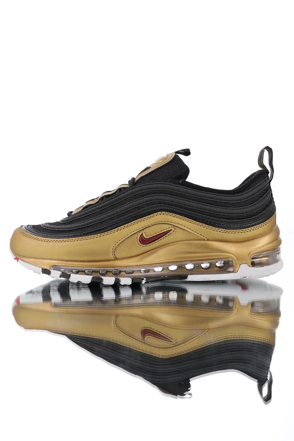 Оригинальные подлинные мужские кроссовки для бега от Nike Air Max 97 QS, модные спортивные кроссовки AT5458-002