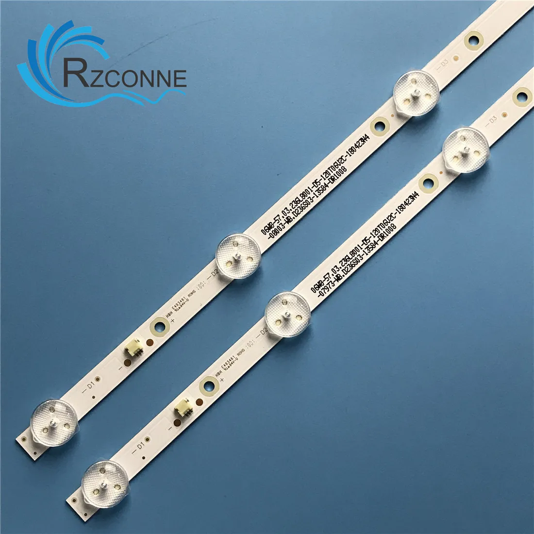 Fita de Led Retroiluminada 441 mm Lâmpadas para Lcd de 23.3 Polegadas Modelo 1.14. Md238001 160925 3v Led - Imagem 2