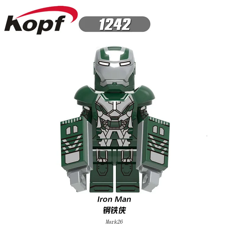 1242 50Pcs No Box 50 шт. строительных блоков Супер Герои Тор Локи один лауфей Frigga кирпичи фигурки подарок игрушки для детей X0269 - Цвет: 1242 50Pcs No Box