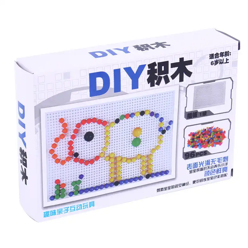 おしゃれ人気 パズル ペグボード キノコ爪 Diy 様々遊び方 想像力促進 手 目 脳トレ 色彩 形状 空間認知 早期教育 知育玩具 誕生日 プレゼント 保 超特価激安 Diquinsa Com Mx