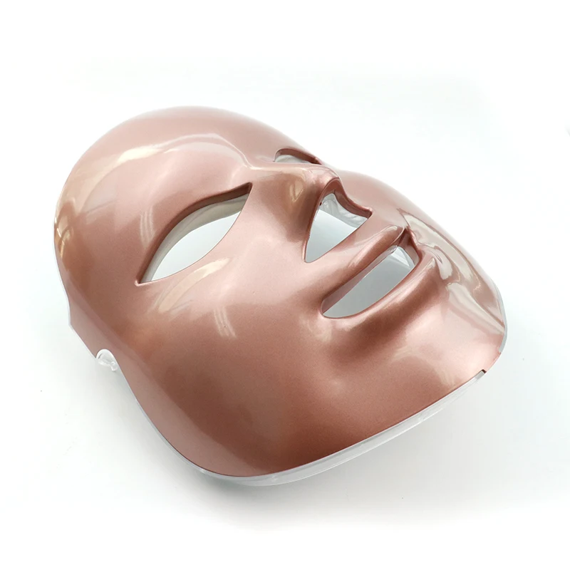 7 цветов светодиодный светильник-маска для лица фотонотерапия омоложение кожи уход Анти отбеливание акне массаж лица инструмент для красоты