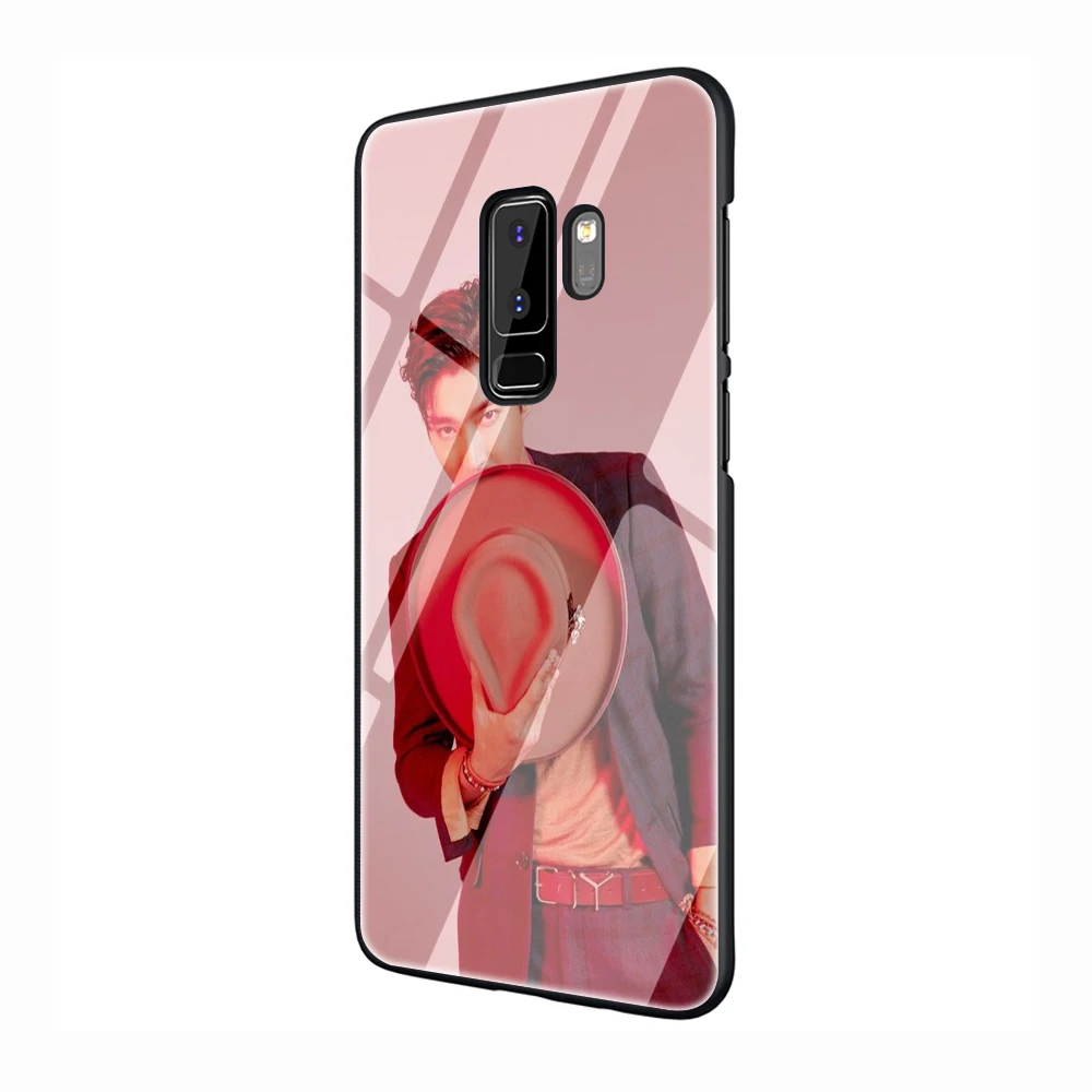 G10 Super Junior в Корейском стиле Kpop закаленное Стекло чехол для телефона чехол для samsung Galaxy S7 край S8 Note 8, 9, 10, плюс A10 20 30 40 50 60 70 - Цвет: G10