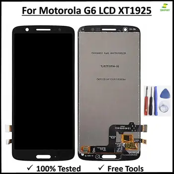 

5.7 inch For Moto G6 LCD Display Touch Screen Digitizer Modul Replacement full parts For Motorola G6 LCD XT1925 Screen Black
