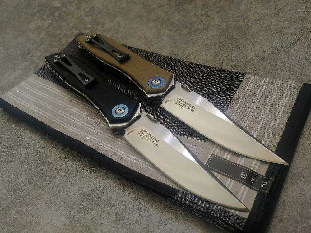 Grady Fung OEM качество zt0640 шарикоподшипник складной нож CPM20CV лезвие Флиппер тактические карманные ножи кемпинг Охота выживания