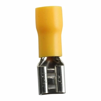 

120PCS Car Electrical Wire Terminals Insulated Crimp Connectors Spade Tool Kits For Garages Auto Electricians Mechanics Works
