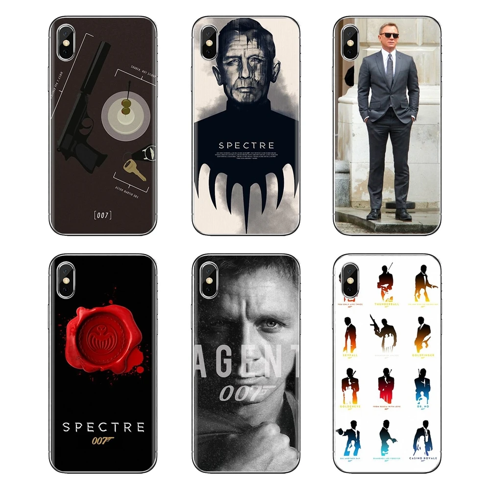 Силиконовый чехол-Сумочка для телефона Джеймса Бонда 007 Skyfall Призрак Samsung Galaxy J1 J2 J3
