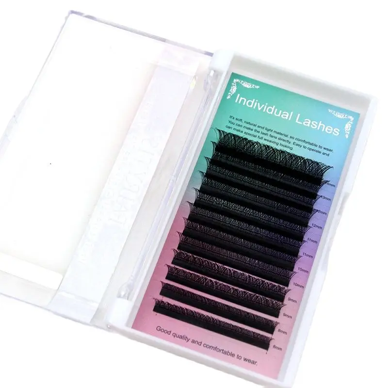 FAIRYTIS 12 Lines YY Lash Premium Matte Black C D CC DD Curl Individual Eyelashes Extension Faux Y-shaped Fluffy Lashes Makeup