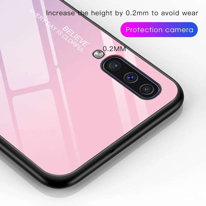 Узор чехол для телефона для samsung A70 A50 A30 A20 A10 A30S A50S Стекло чехол процессором обработки изображений 70 50 30 S 10 20 50S 30 S чехол Coque чехол для телефона