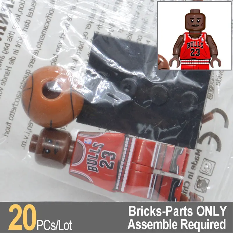

20pcs lot wholesale basketball super stars Brick Figures building blocks brick toy kids children gift xp145 xp148 xp150 xp151