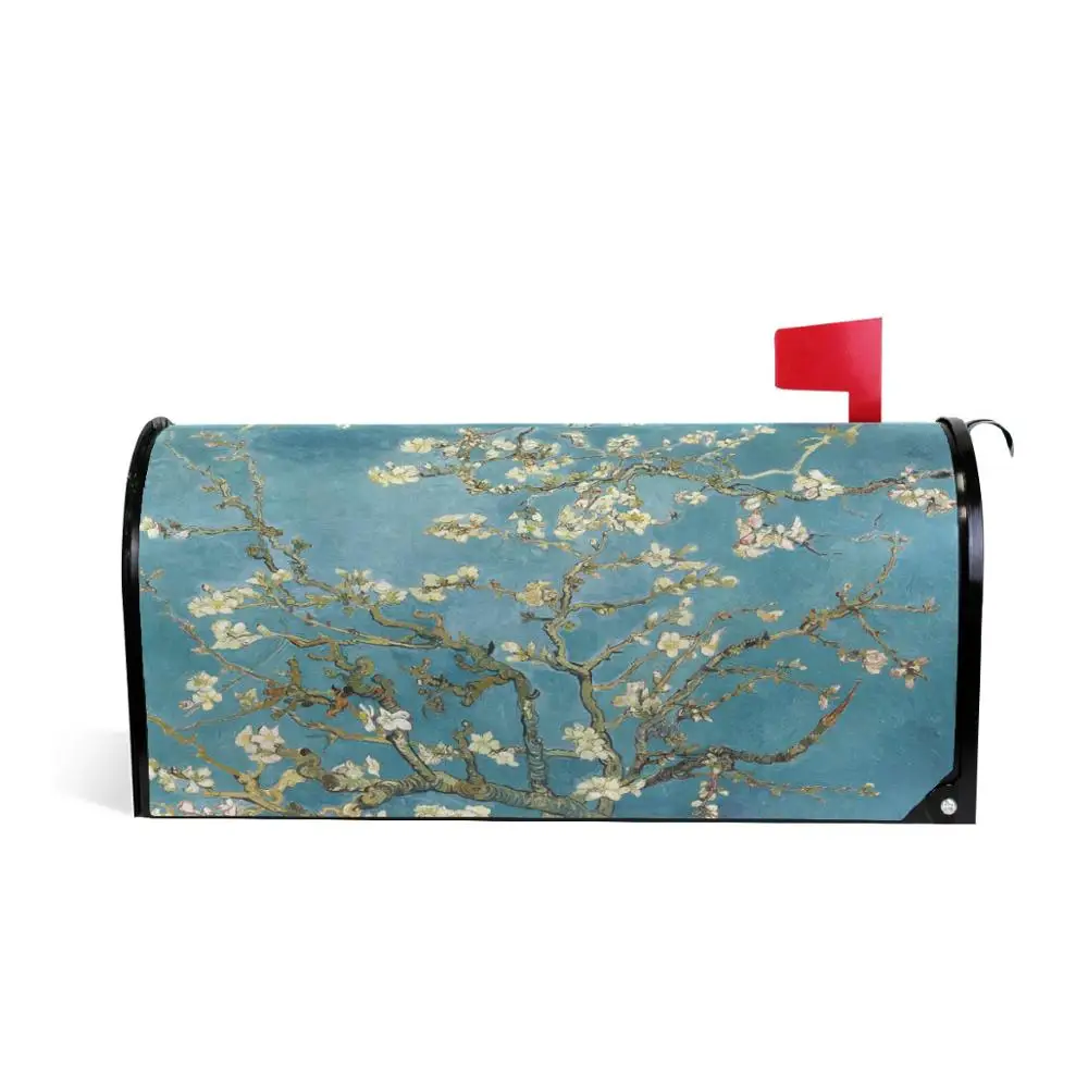 Чехол для почтового ящика Van Gogh Bloom с УФ защитой магнитный стандартный размер