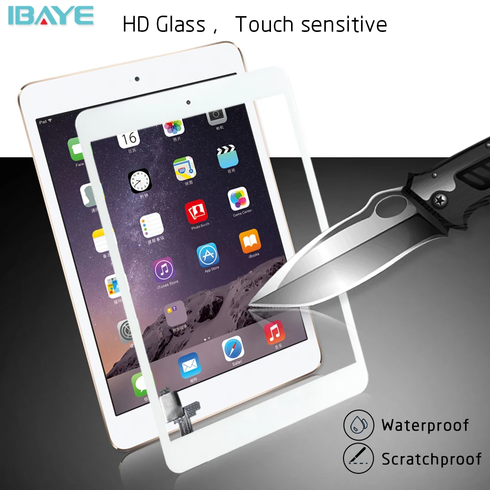 Для ipad mini 1 сенсорный экран дигитайзер панель и ЖК-дисплей Запчасти для A1432 A1454 A1455