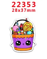 PR-22353 DIY Craft Supplies cartoon character flat back planar resins 30 pieces. PR-22330-22363 - Цвет: PR-22353