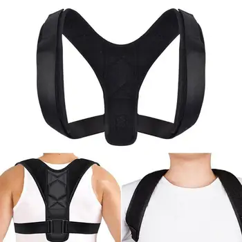 

Back Support Belt Clavicle Posture Corrector Medical Corset Orthopedic Brace Shoulder Correct Black Color For Adult Children New