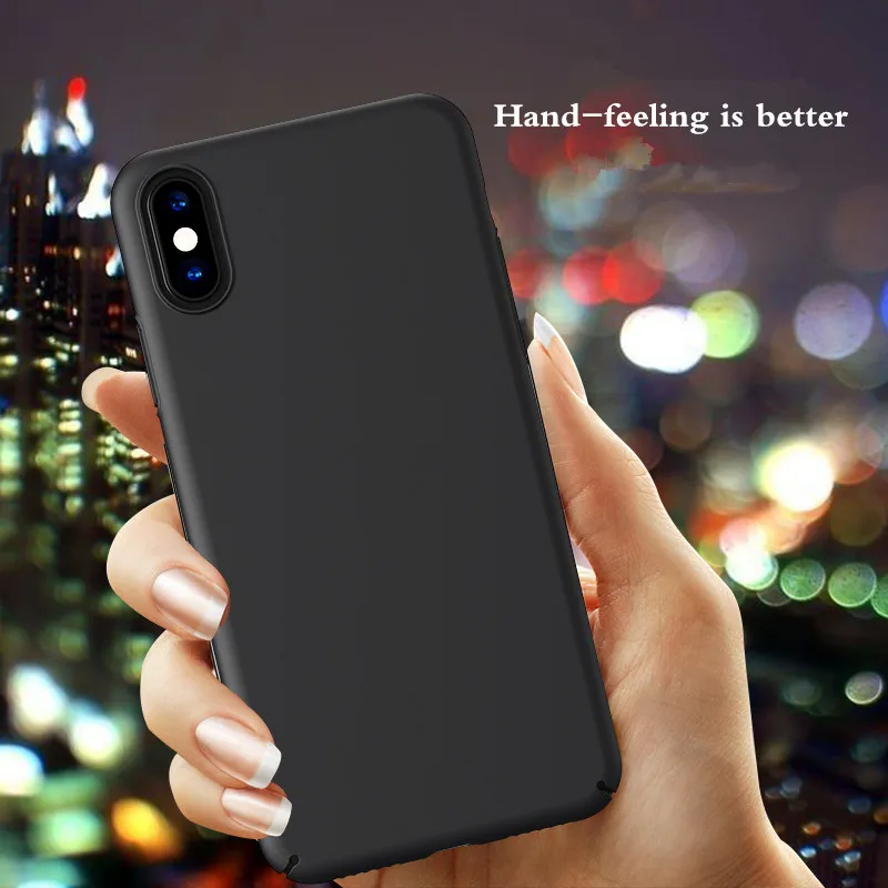 50 шт./лот матовый тонкий чехол для телефона iPhone 11 Pro Max X XS Max XR 6 6S 7 8 Plus Ультратонкий матовый жесткая задняя панель из поликарбоната