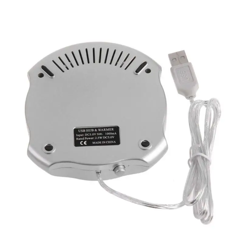 Нагреватель из алюминиевого сплава с USB чашкой для чая, кофе, напитков, Термокружка, подставка для бутылки, подогреватель, коврик, портативные прочные аксессуары