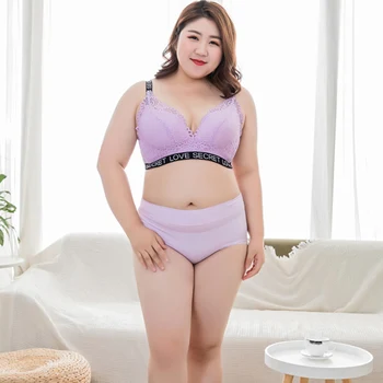 

Wire Free Bra Plus Size Full Cup Bra Sexy Lace Comfortable Letter Print Lingerie Women Push Up Underwear Bralette Fashion New