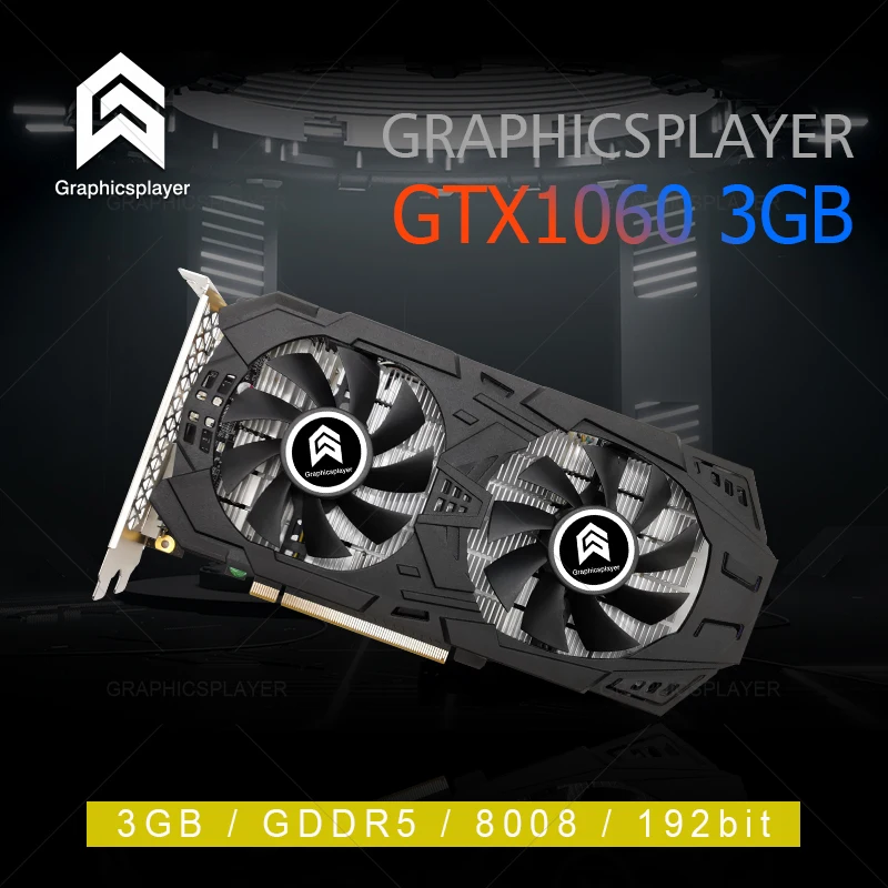 gaming card for pc Computer graphics card GTX1060 3GB 192BIT GTX1050TI 4GB 128BIT video card VGA forPC computer games video card for pc