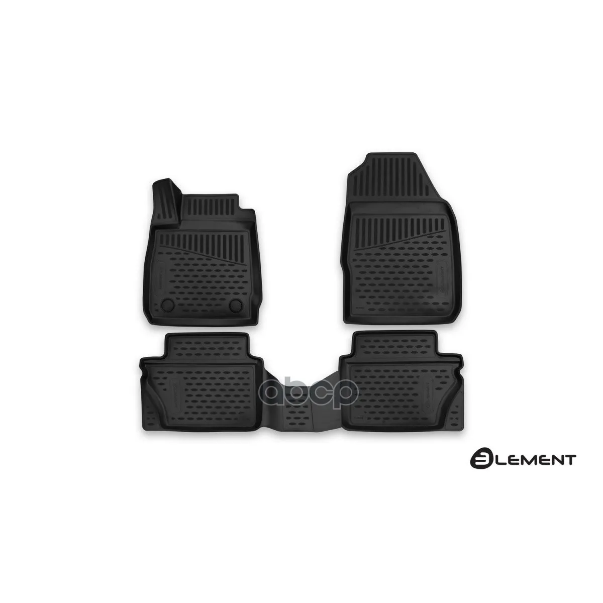 Коврики 3d В Салон Ford Fiesta,-, 4 Шт.(Полиуретан) ELEMENT арт. ELEMENT3D1658210k
