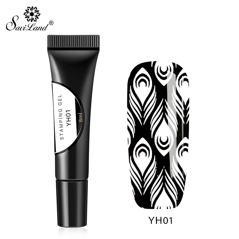 YH01 Soak Off 2 шт./компл. для штамповки ногтей гель светодиодный Гибридный Лаки био-Гели Soak Off УФ/светодиодный лак био-Гели Soak Off Лаки для нейл-арта - Цвет: YH01