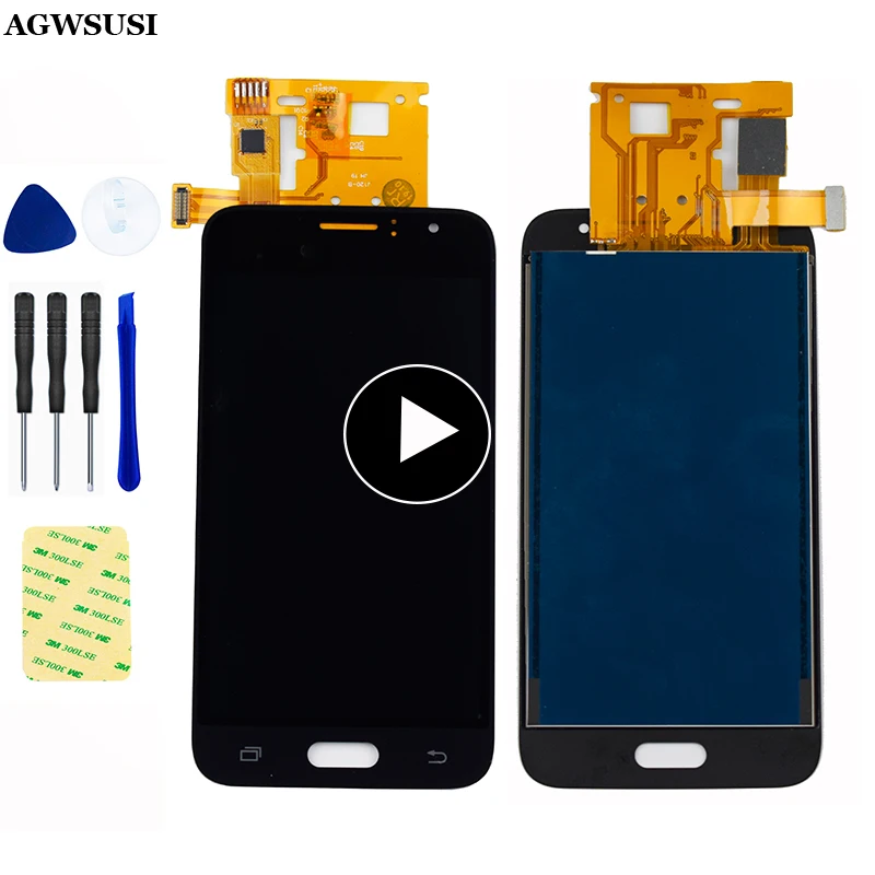 Baratos Para Samsung Galaxy J1 2016 pantalla LCD J120 SM J120F LCD J120M J120H DS Panel de la pantalla LCD MONTAJE DE digitalizador con pantalla táctil