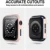 Стекло+Чехол для Apple Watch Serie 6 5 4 3 2 1 SE 44 мм 40 мм iWatch Case 42 мм 38 мм Бампер Протектор экрана+Крышка Часы Аксессуары