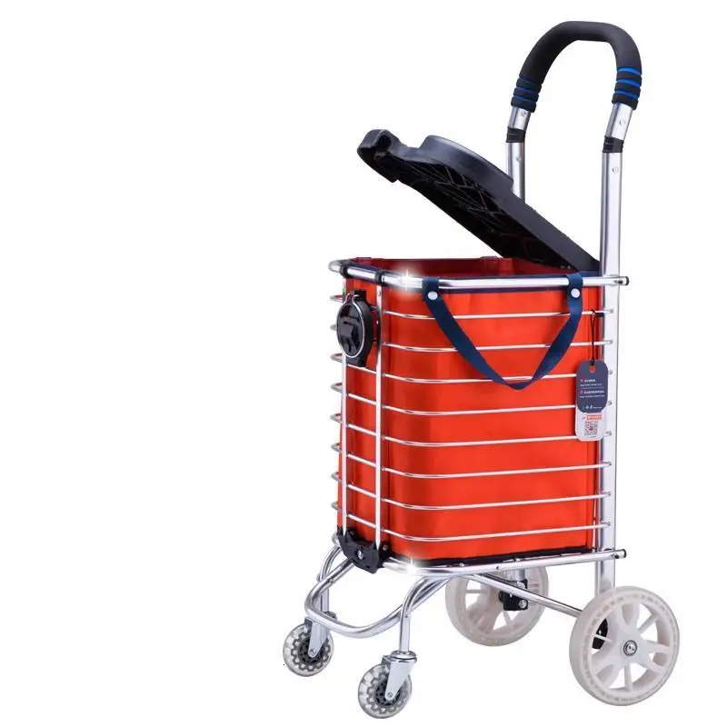 Koszyk ostrov Carro Shopping De Courses Avec Roulettes Mesa Cocina Chariot Roulant Carrello Cucina настольная Кухонная Тележка - Цвет: MODEL I