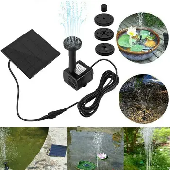 

Solar water fountain pump garden swimming pool floating pool fountain with solar panels garden decoration garden supplies